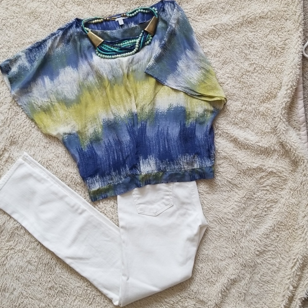 Silk blend blouse